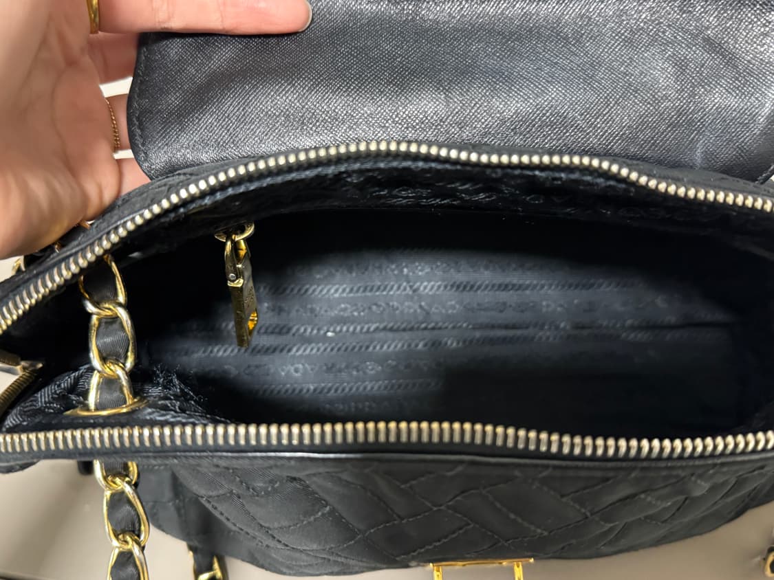 프라다 퀄팅 체인백  상품이미지8