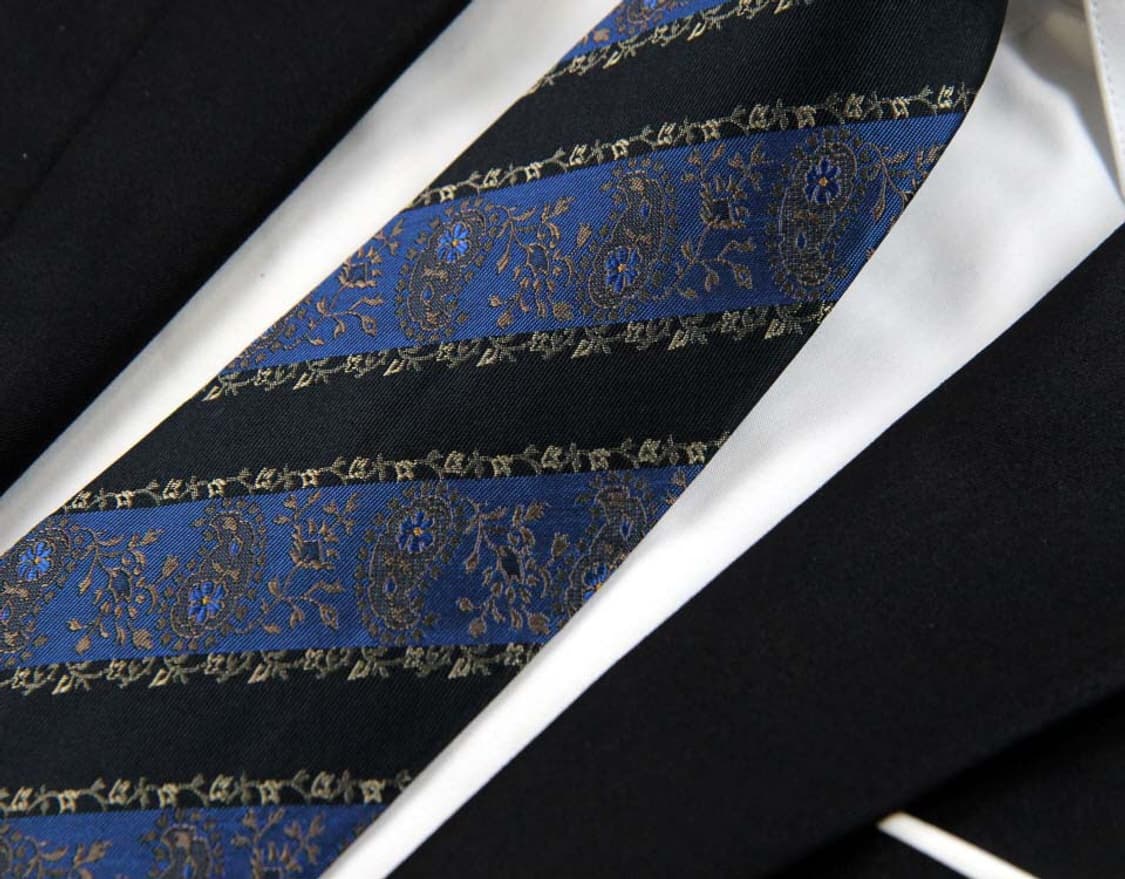 겐죠 8.2cm A등급 페이즐리 남자 명품 넥타이 상품이미지5