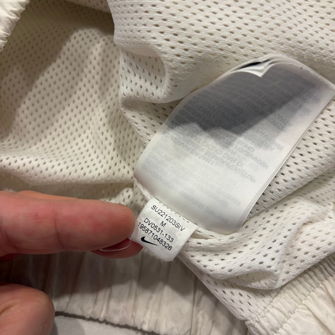 [M] 나이키 빅스우시 바람막이 화이트/블랙 B348 상품이미지10