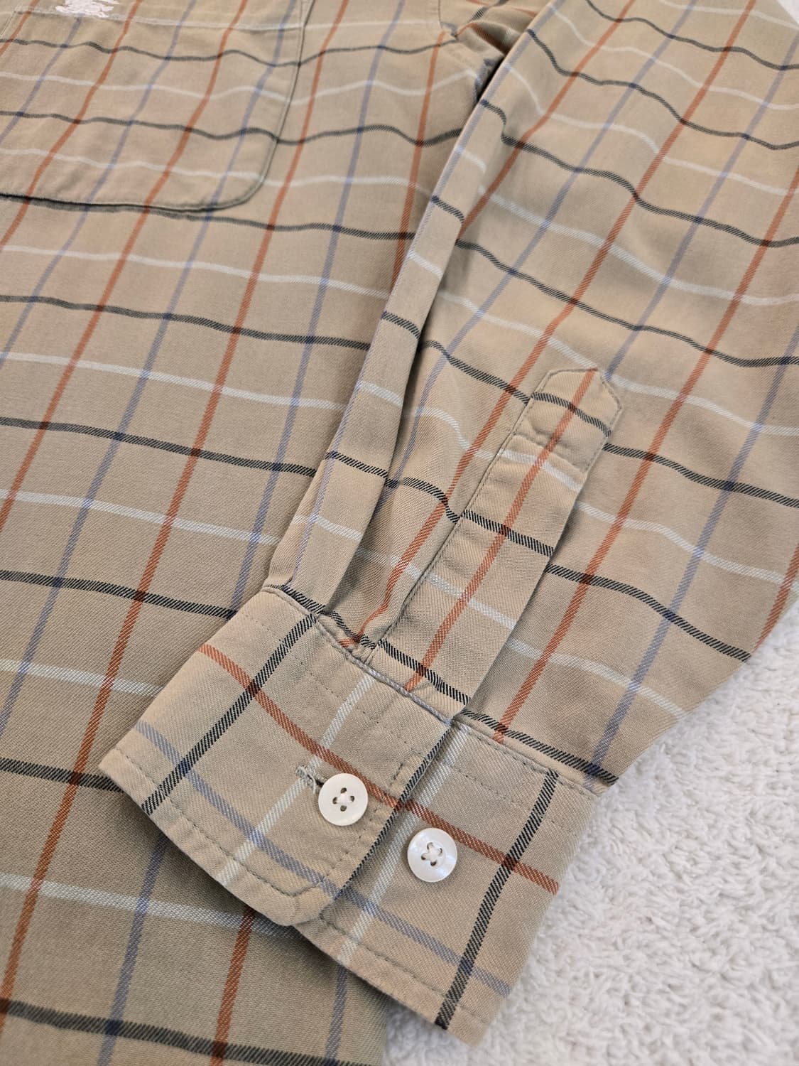 버버리 체크 긴팔 셔츠 남방 XL 상품이미지7