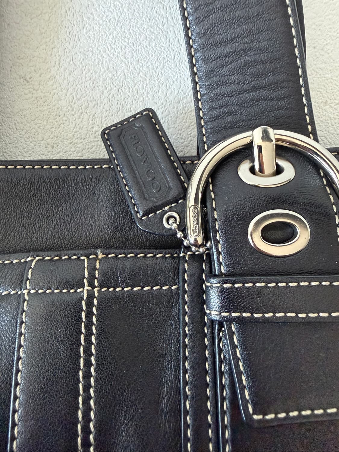 코치(COACH) 레더 토트백 상품이미지5