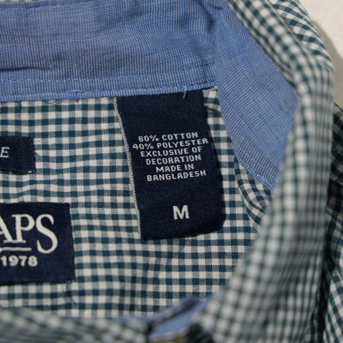 찹스 랄프로렌 깅엄 체크셔츠 상품이미지8