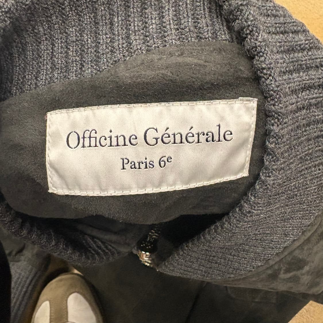 [정품] 오피신 제네랄 스웨이드 봄버 자켓 b16 상품이미지5