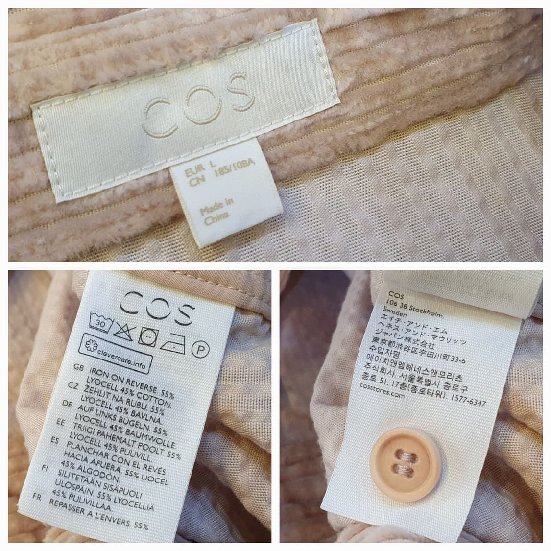 105.COS 코듀로이 셔츠 상품이미지6