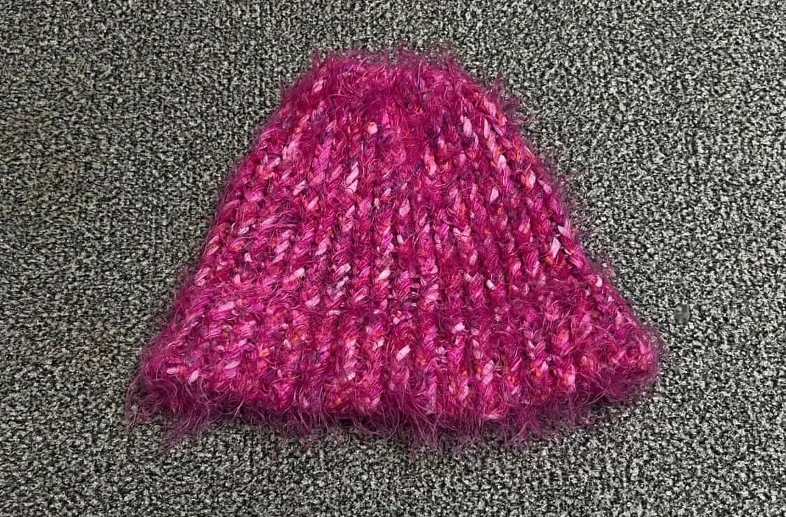 핫핑크 앙고라 비니 상품이미지1