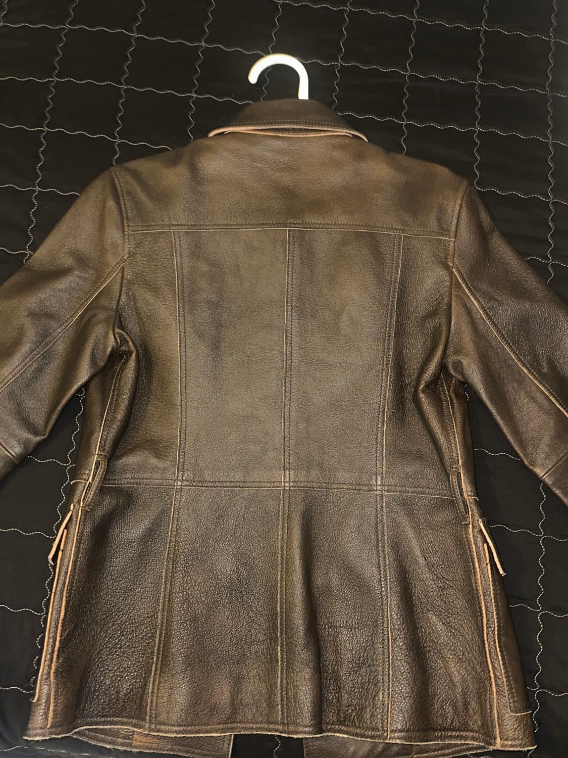 빈티지 브라운 가죽 자켓 상품이미지3