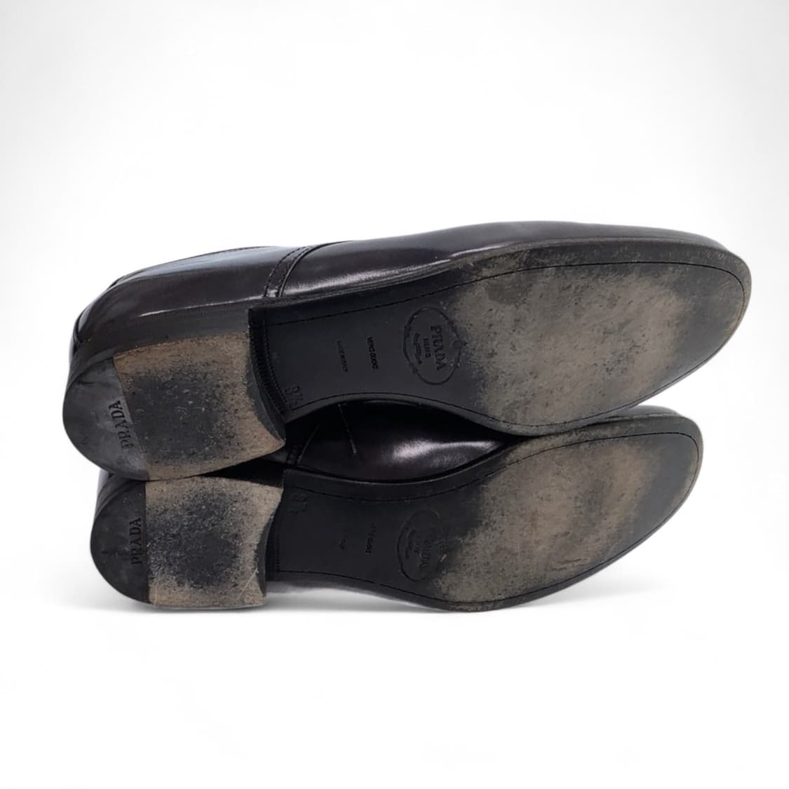 프라다 플레인토 레더 더비슈즈 상품이미지4