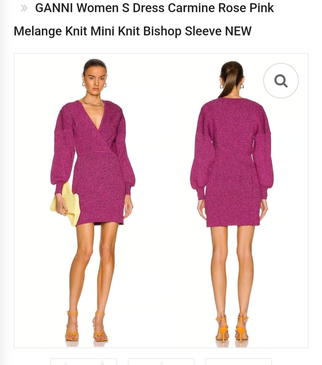 (택포) GANNI 가니 니트원피스  (새상품급) 상품이미지2