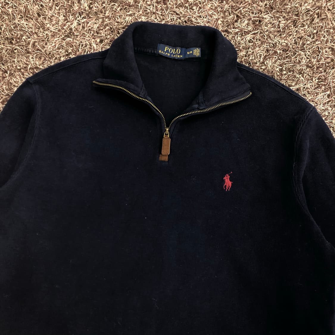 폴로 랄프로렌 네이비 하프집업 니트 상품이미지2
