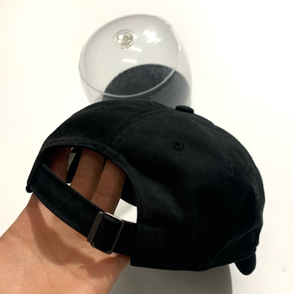 단톤 블랙 볼캡 상품이미지4