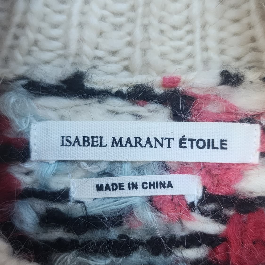 이자벨마랑 터틀넥 패턴 니트 상품이미지3