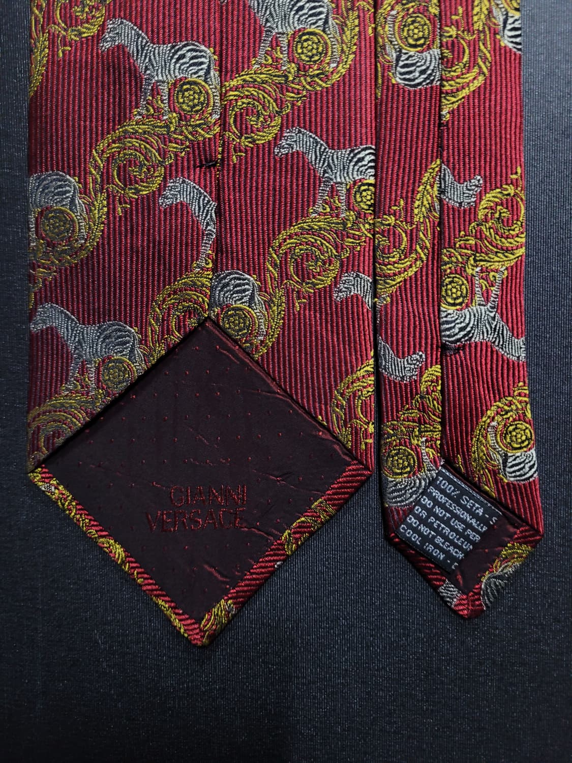 VERSACE 베르사체 이태리 실크 넥타이  상품이미지4