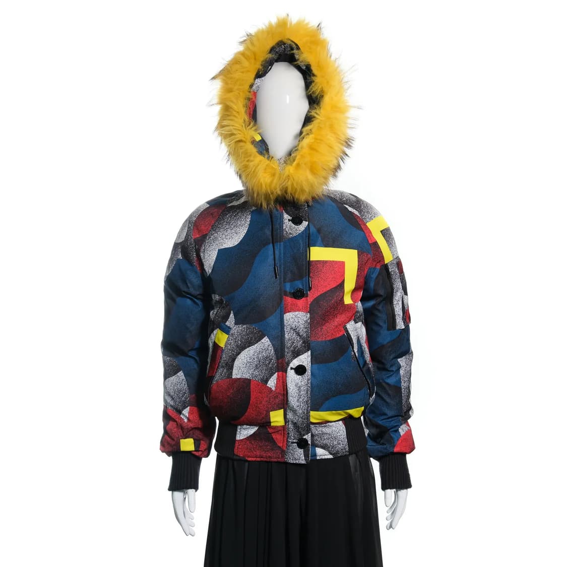 (S/여자55/남자95)겐조 후드 크롭 퍼 봄버 패딩 자켓 상품이미지10