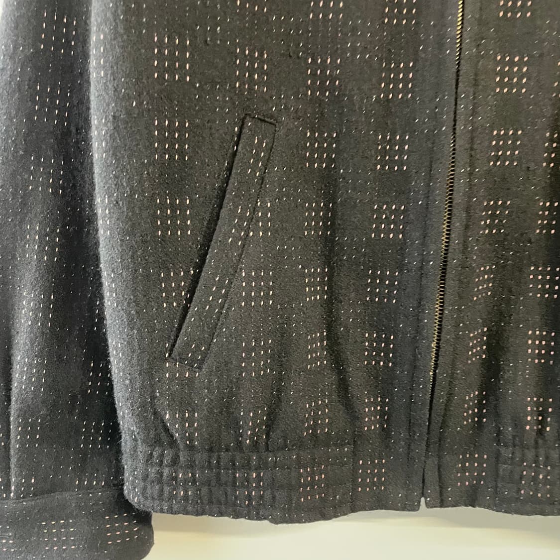 와코마리아 울 웨스턴 체크패턴 자켓 상품이미지5