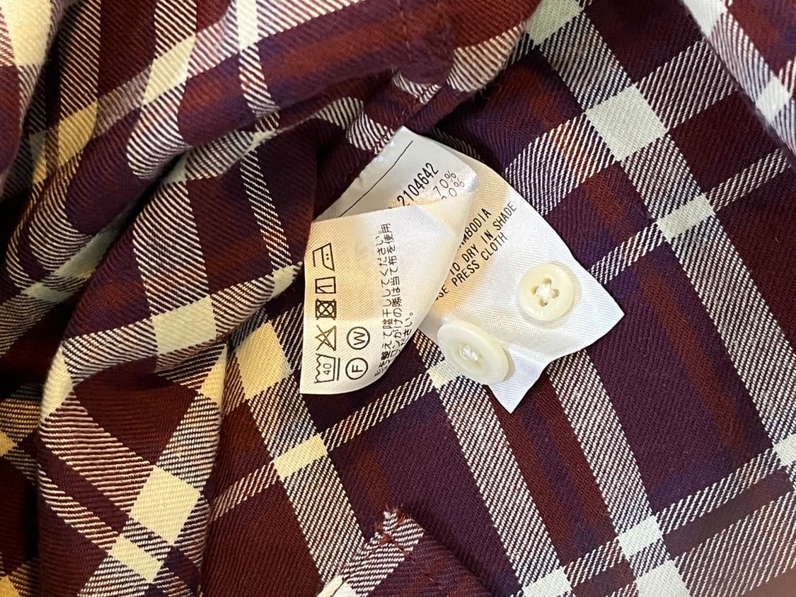 몽벨 체크 셔츠 상품이미지4