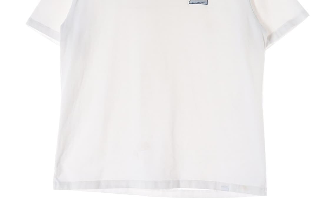 노매뉴얼 백로고 프린팅 화이트 반팔티 L 상품이미지4