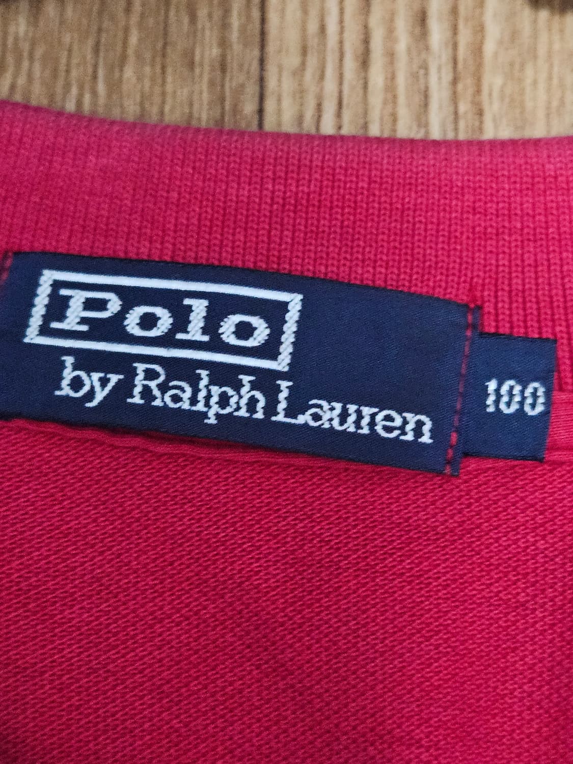 00s 폴로 레드 카라티셔츠 L사이즈 상품이미지3