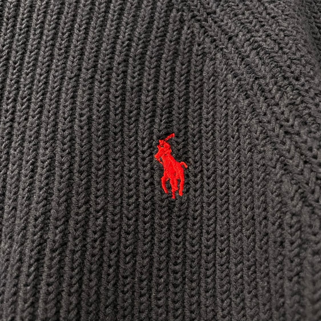 폴로 랄프로렌 신형 라벨 헤비 울 모크 넥 니트 스웨터 컨트리 상품이미지5
