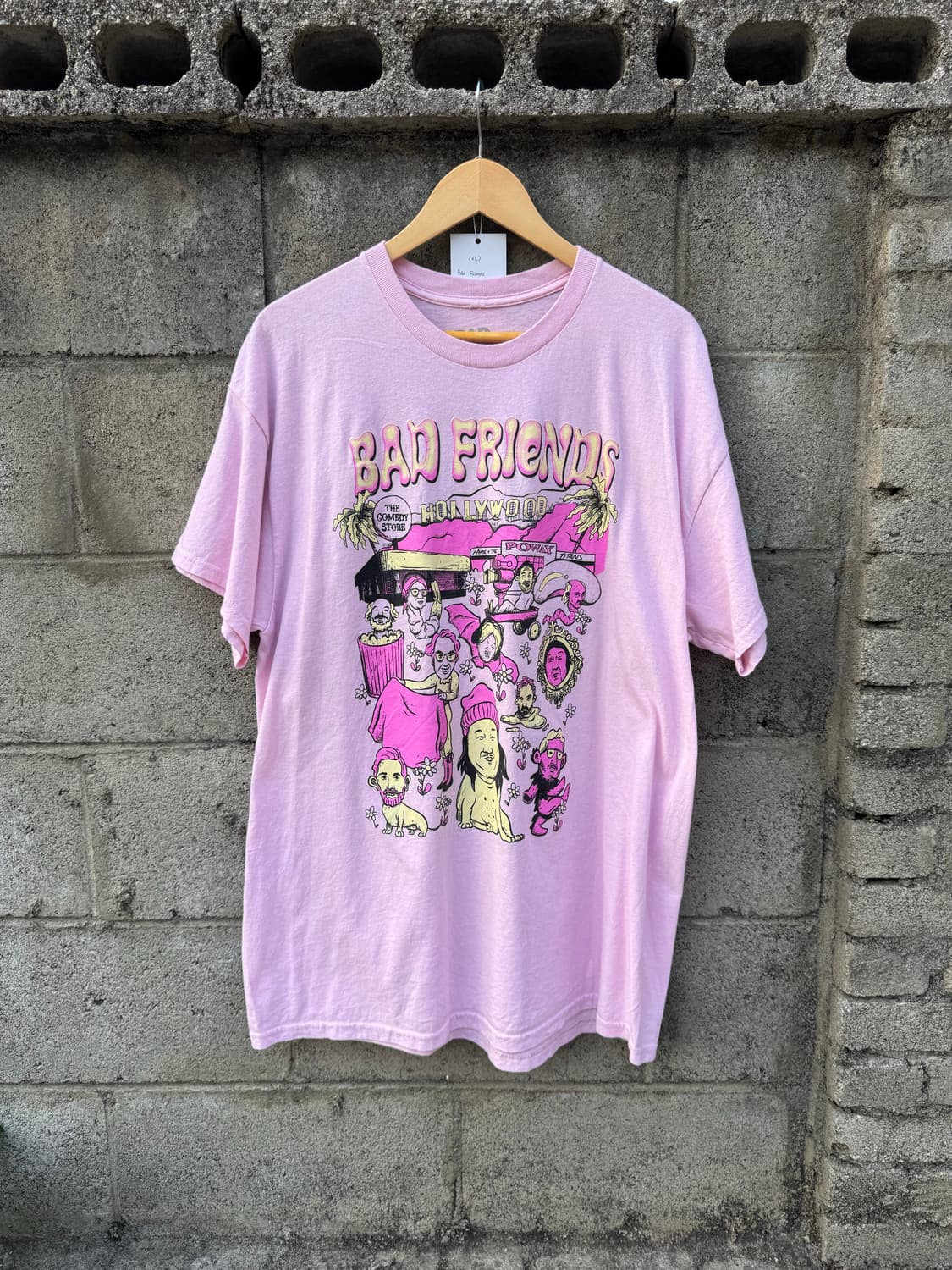 빈티지 Bad Friends 프린팅 반팔 티셔츠 XL 상품이미지1