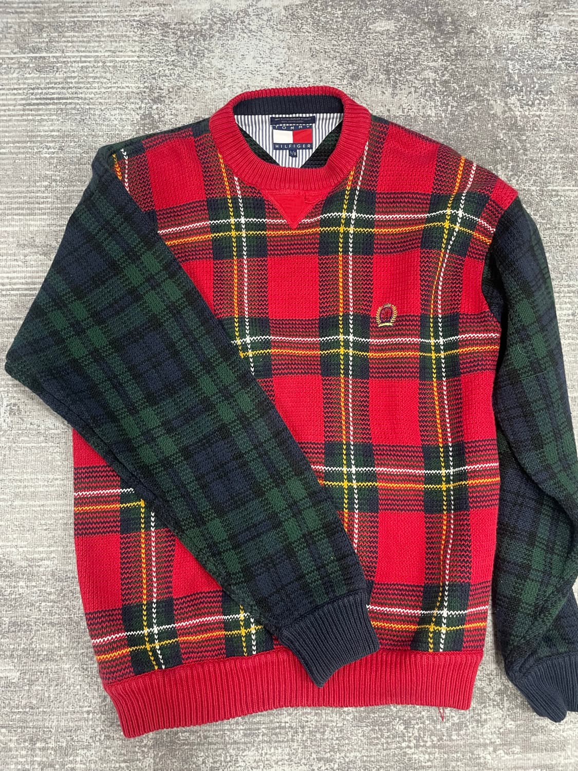 90‘s TOMMY 헤비코튼 니트 상품이미지5