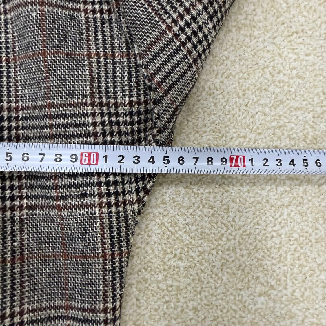 [F] 플라스틱아일랜드 체크 더블코트 1230T2 상품이미지6