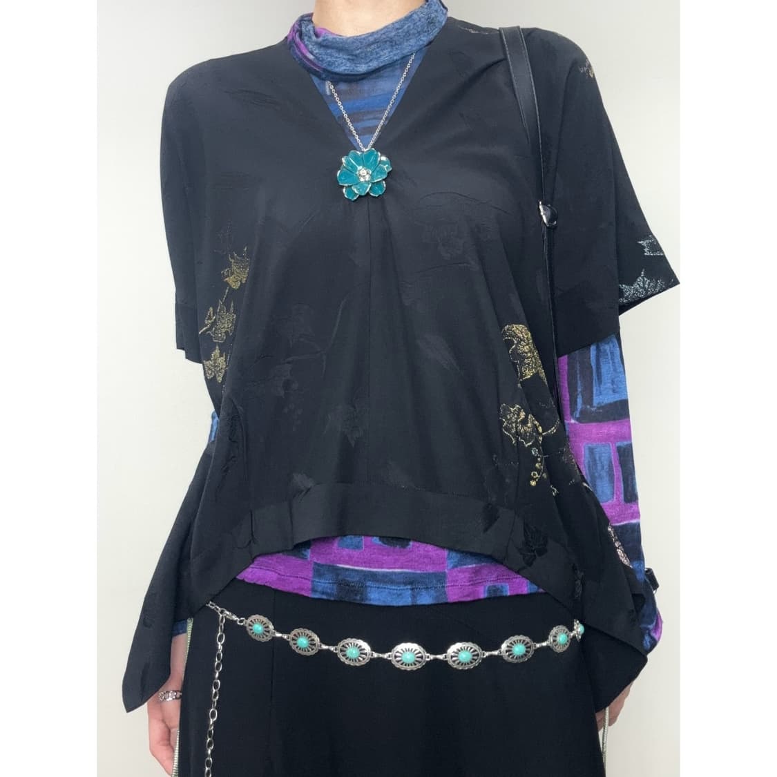 빈티지 꽃 목걸이 상품이미지4