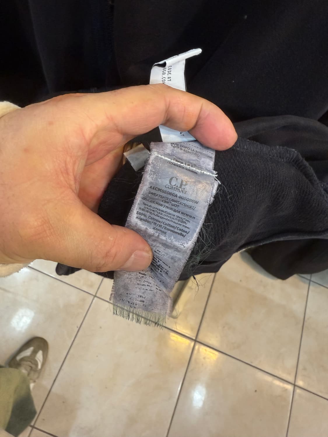 105 정품 cp컴퍼니 고글 후드집업 팝니다 상품이미지5