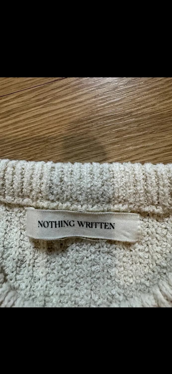 nothing written 낫띵리튼 noto boucle 니트 상품이미지4