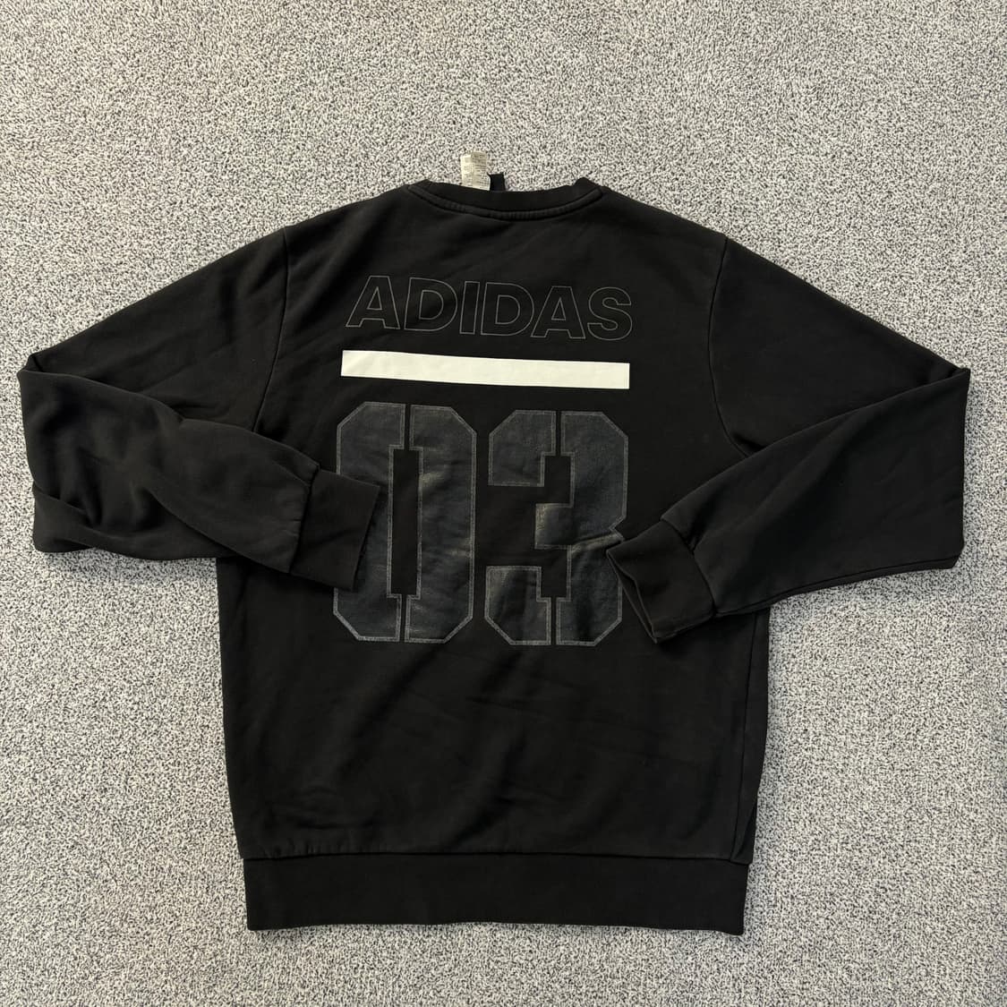 100 아디다스 스몰로고 맨투맨 긴팔티 0304J 상품이미지3