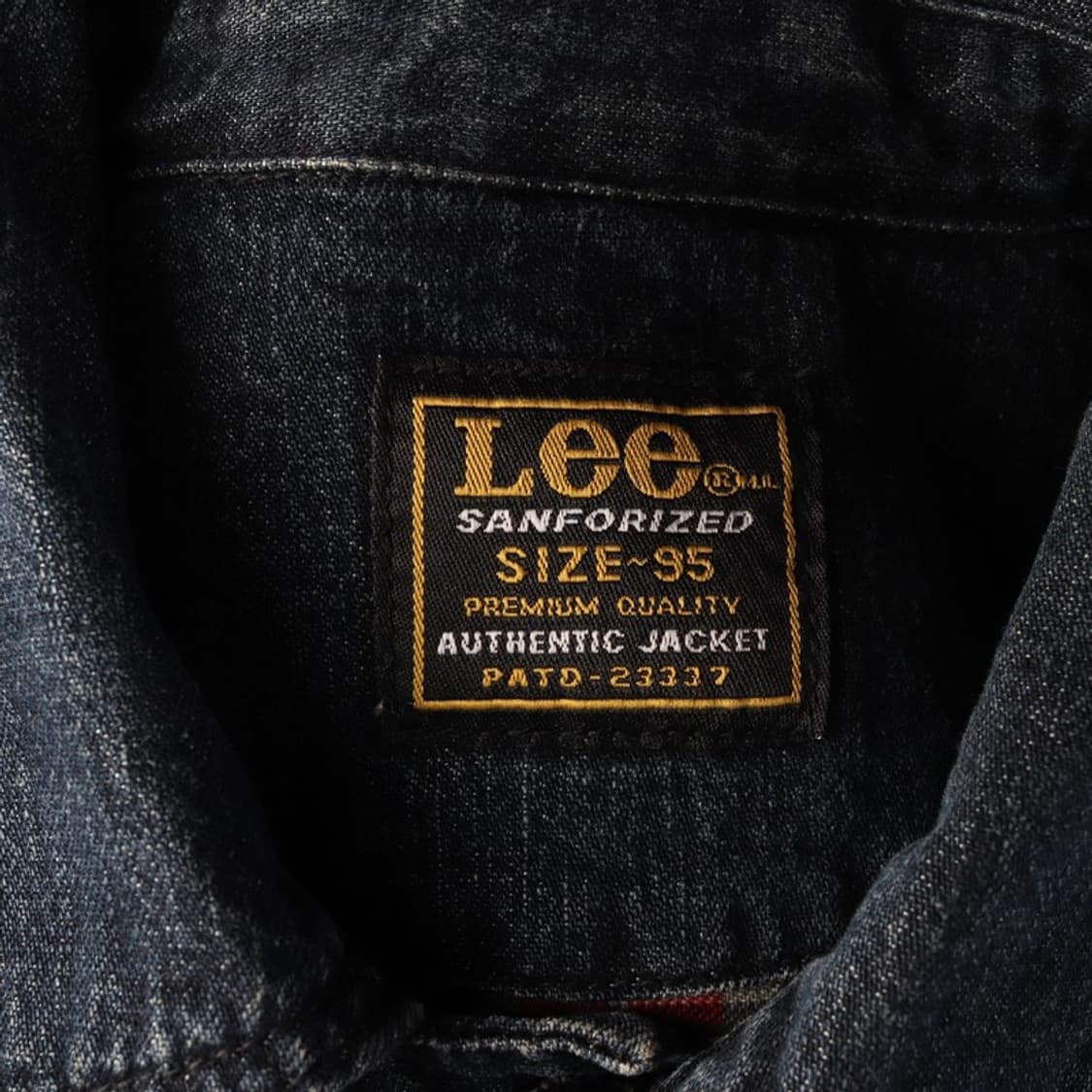 Lee 빈티지 체크 라이닝 데님 초어 코트 M 상품이미지5