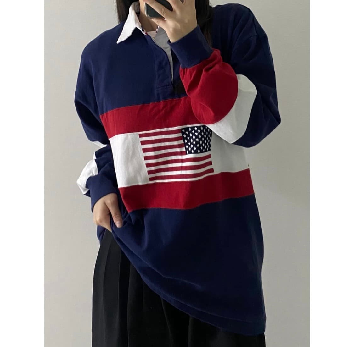 폴로 긴팔티 나이키 후드티 상품이미지1