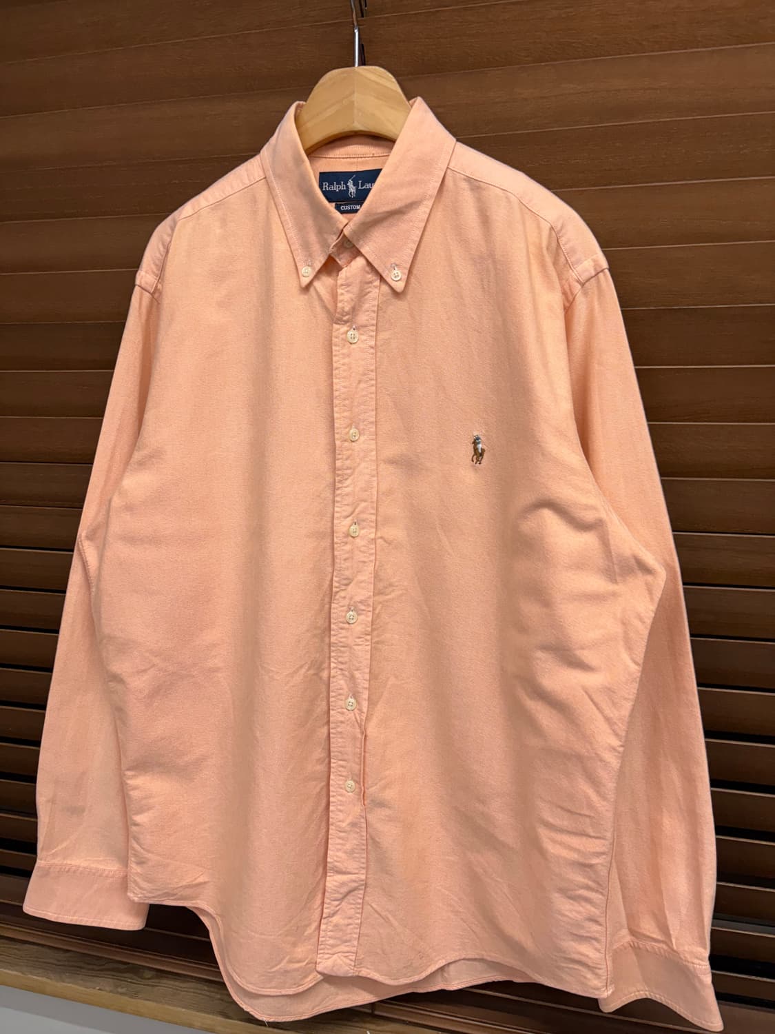 폴로 랄프로렌 살구색 긴팔 셔츠 상품이미지2