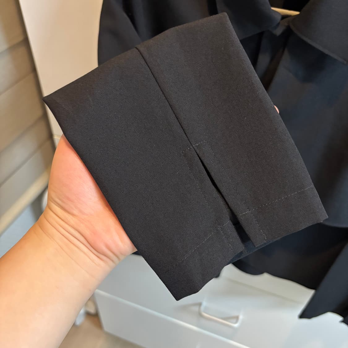 꼼데가르송 블랙 프릴 블라우스 상품이미지3