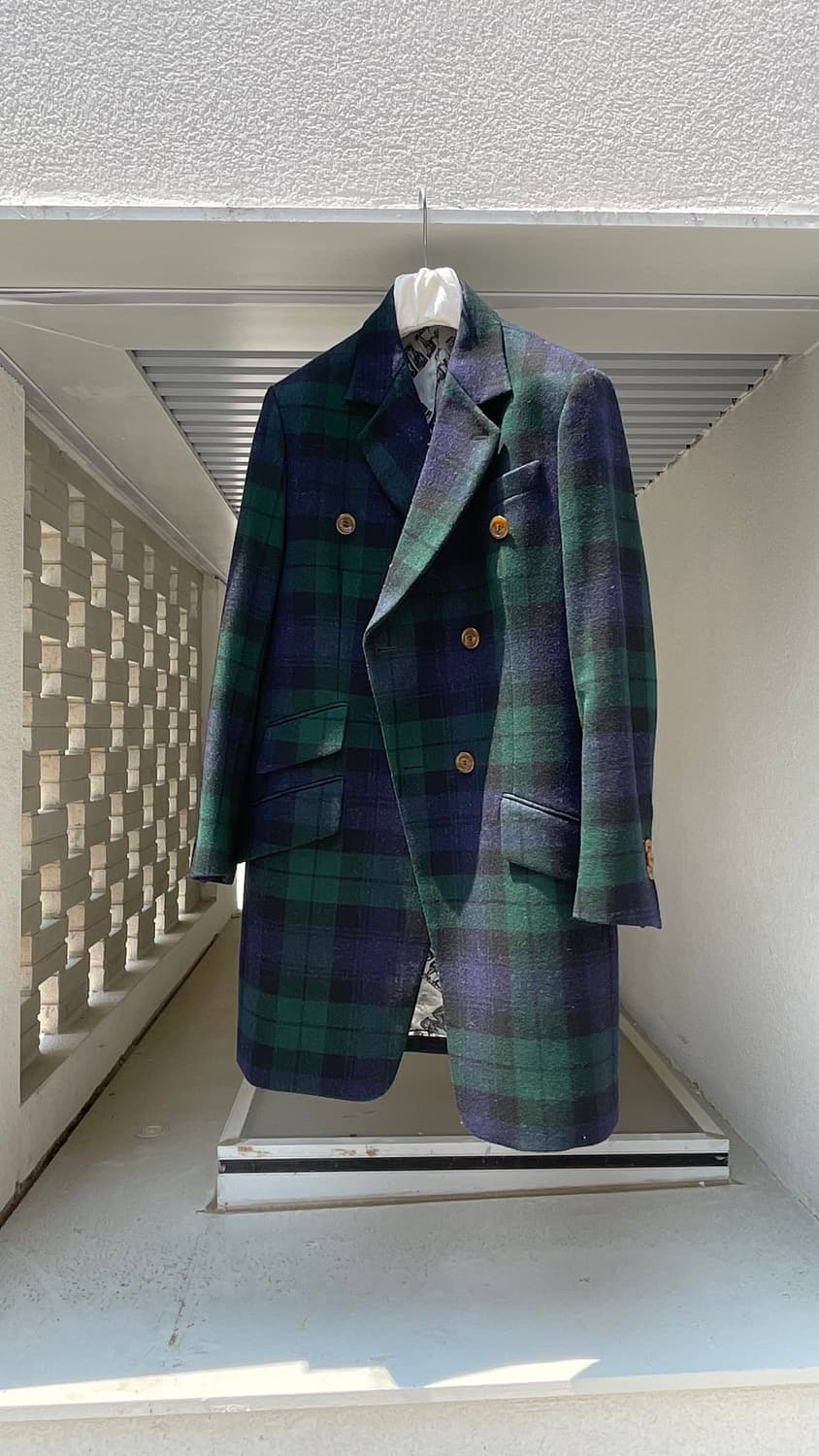MAN Shetland Wool Blackwatch Double Co 상품이미지2