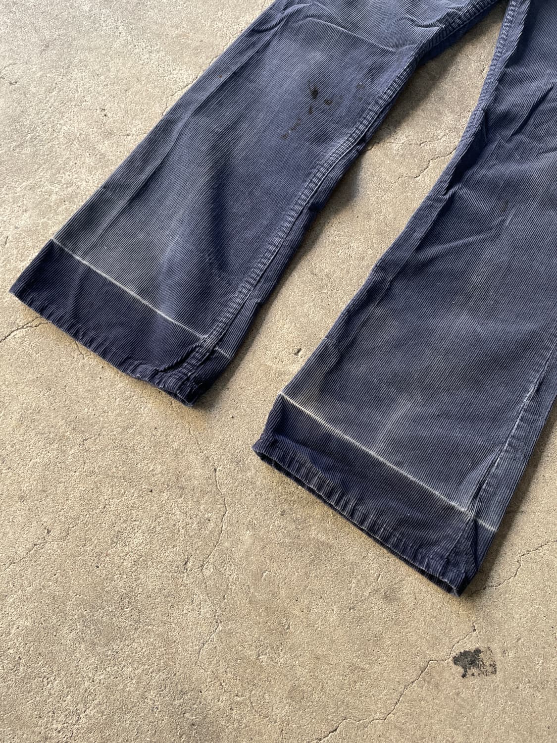 80s Levis 517 Corduroy Distressed Navy 상품이미지3