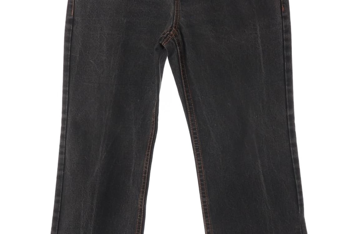 UGIZ 빈티지 무드 흑청 와이드 데님 팬츠 32 상품이미지4