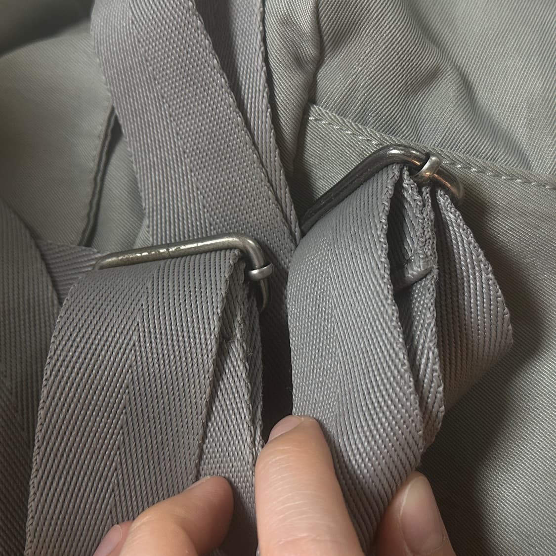 엘르 그레이 나일론 백팩 상품이미지7