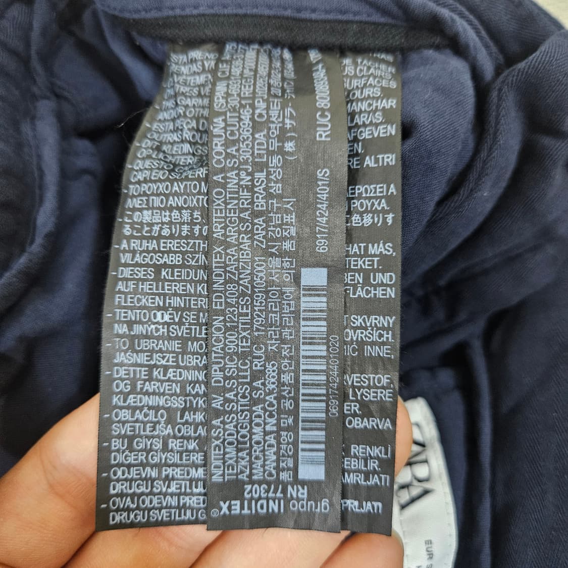 S 자라 남성 린넨 쇼츠 0312Y 상품이미지4