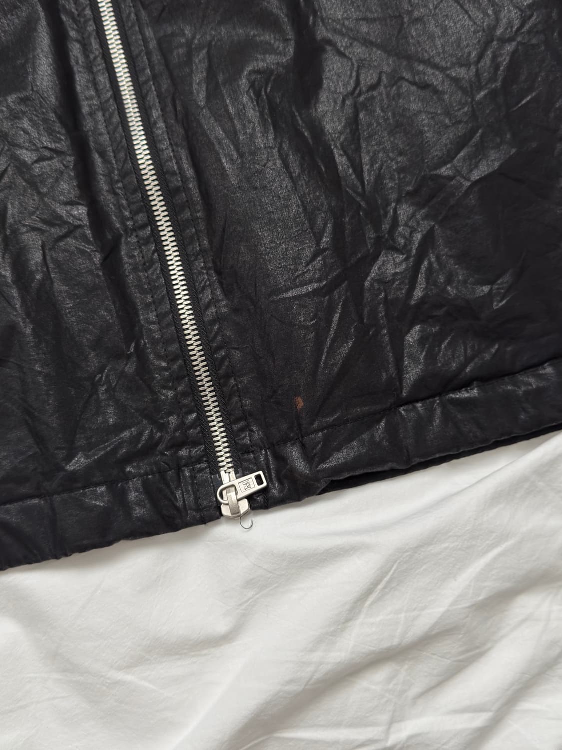 마뗑킴 로고 코팅 자켓 상품이미지5