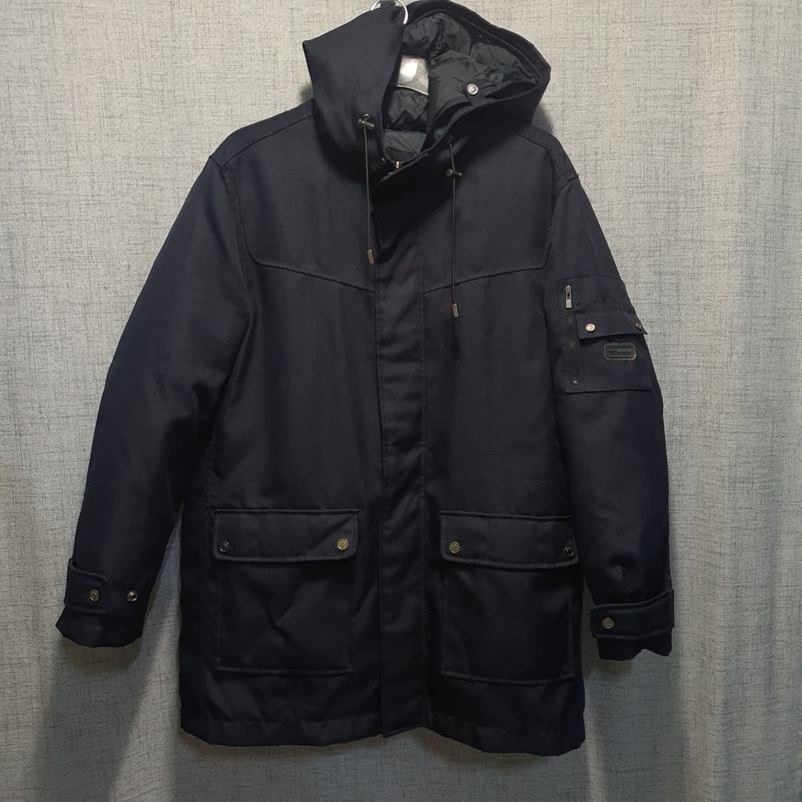 잭앤질 남성 후드 덕다운 패딩 파카  상품이미지1