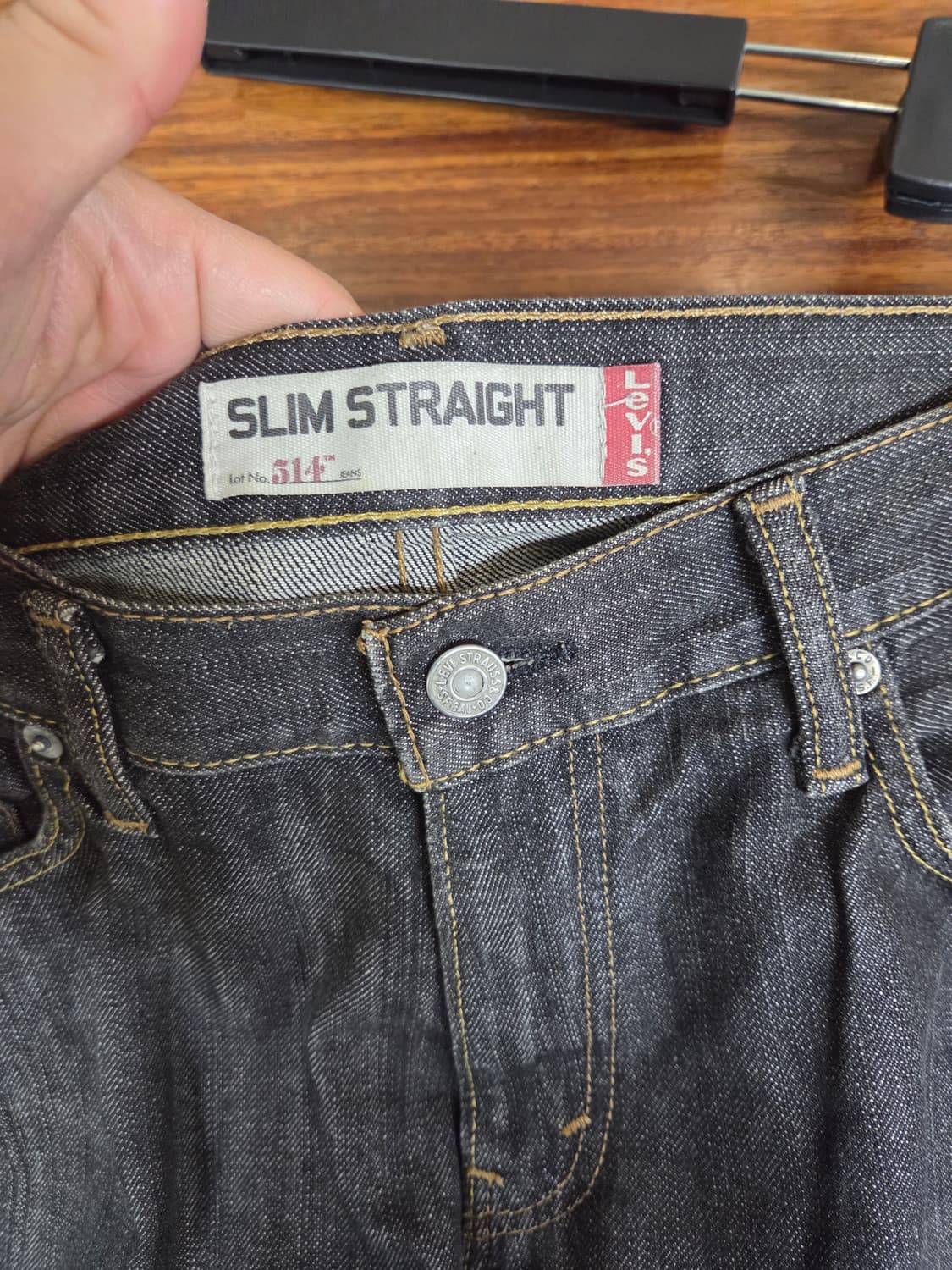 리바이스 슬림 스트레이트 514 데님팬츠 33 상품이미지4