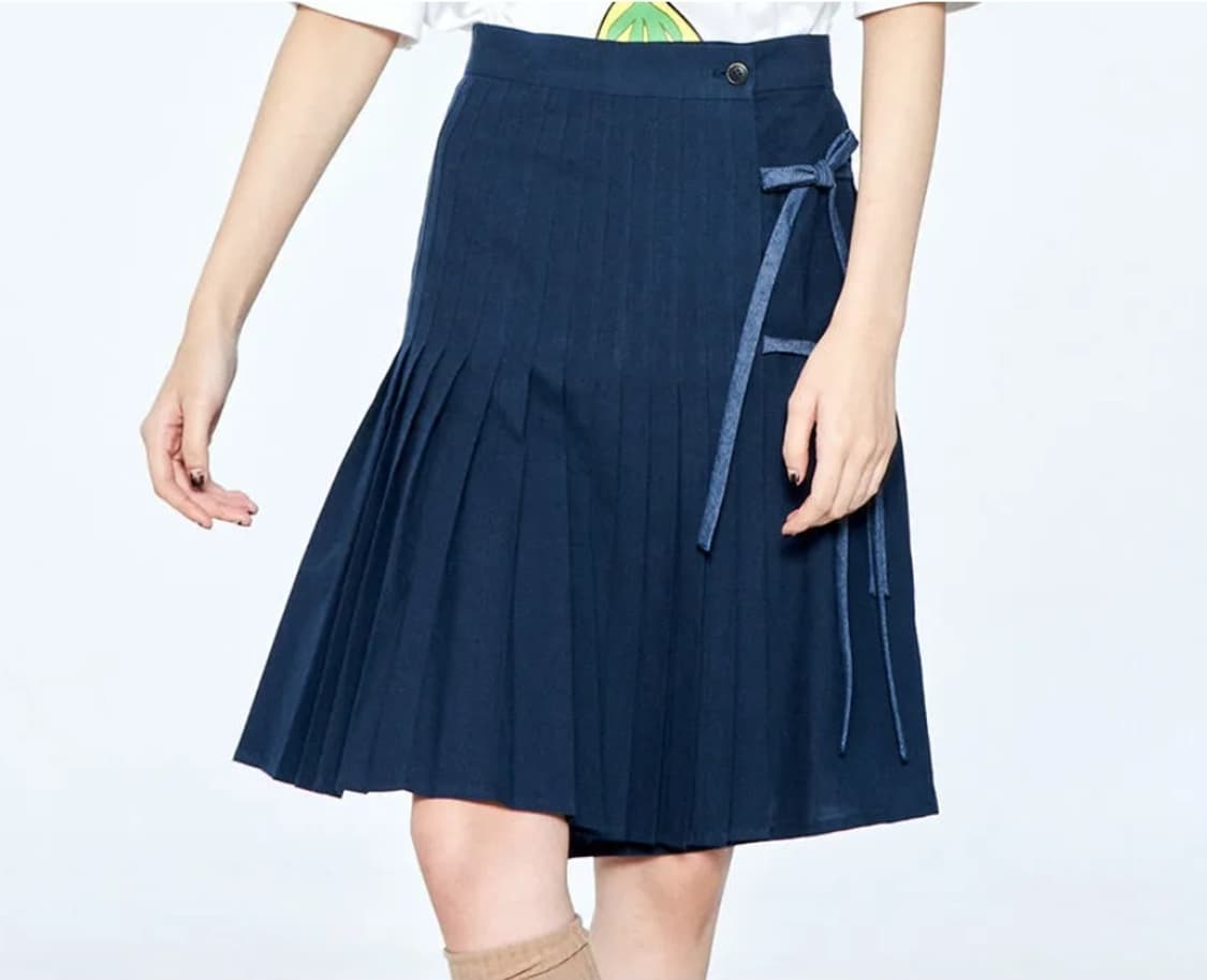 Misuabarbe 미수아바브흐 데님 플리츠 스커트 상품이미지8