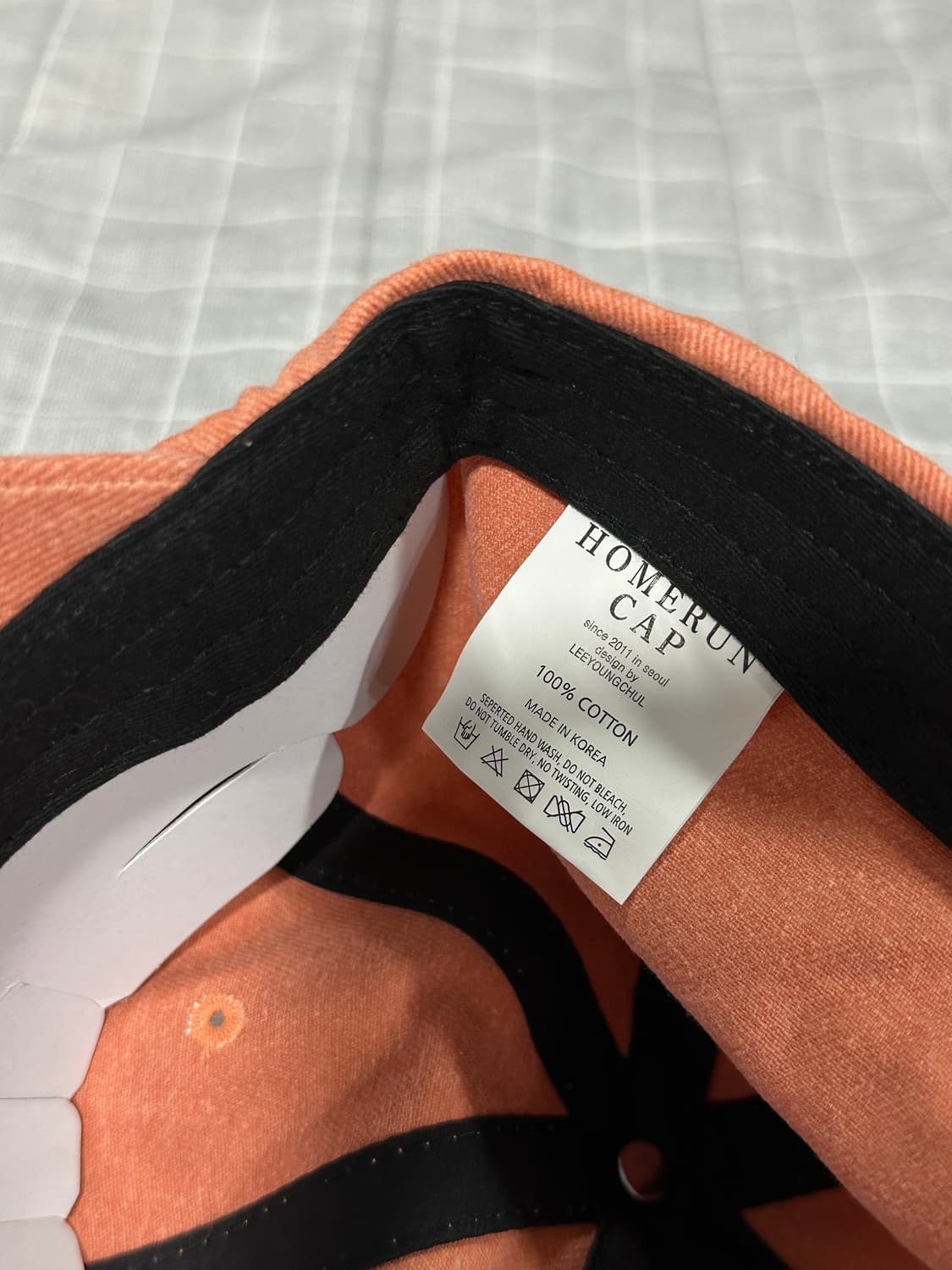 HOMERUN CAP 캘리포니아 볼캡 오렌지 상품이미지3