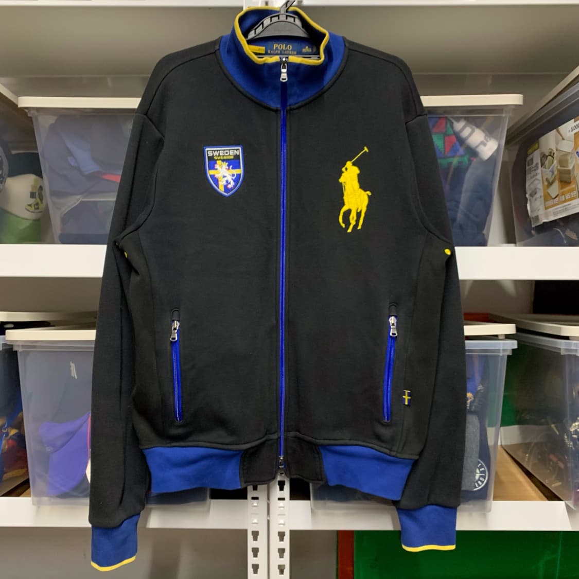 [M] 폴로 랄프로렌 스웨덴 로고 코튼 풀집업 상품이미지2