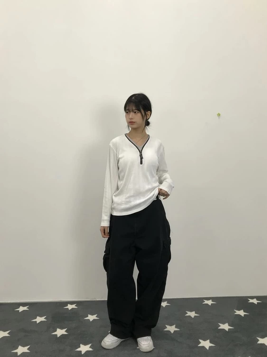 Crazy Devil Rib Zip Long Sleeve 상품이미지1