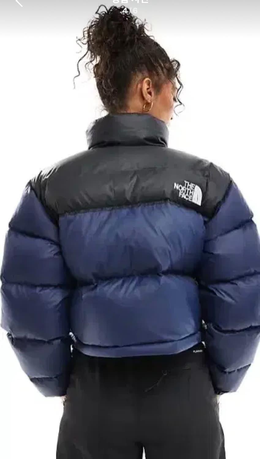 1996 노스페이스 크롭 눕시 700fill 네이비 상품이미지3