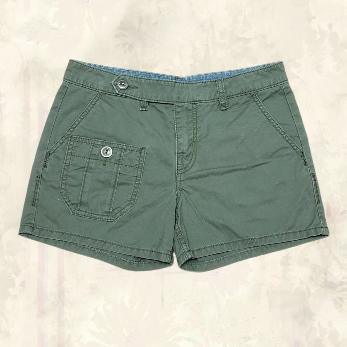 (이체시에눌) Levi’s 리바이스 일본 한정판 연한 카키 색감 데님 반 상품이미지1