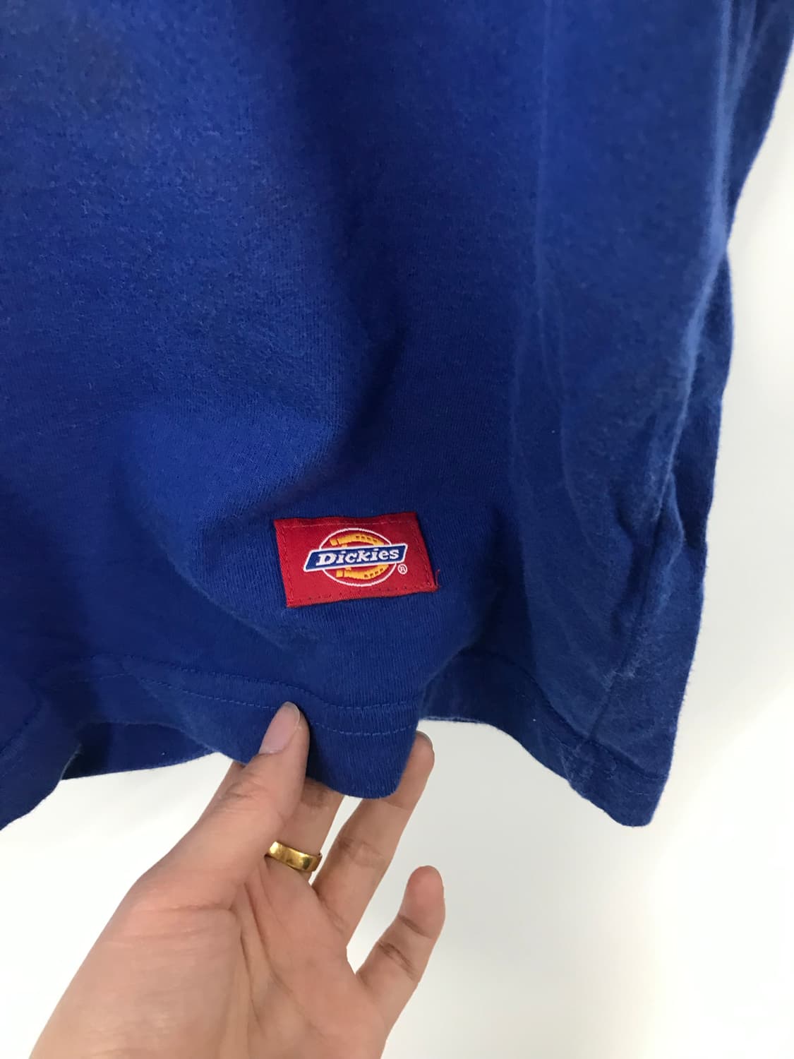 디키즈 빅로고 네이비 반팔 티셔츠  상품이미지5