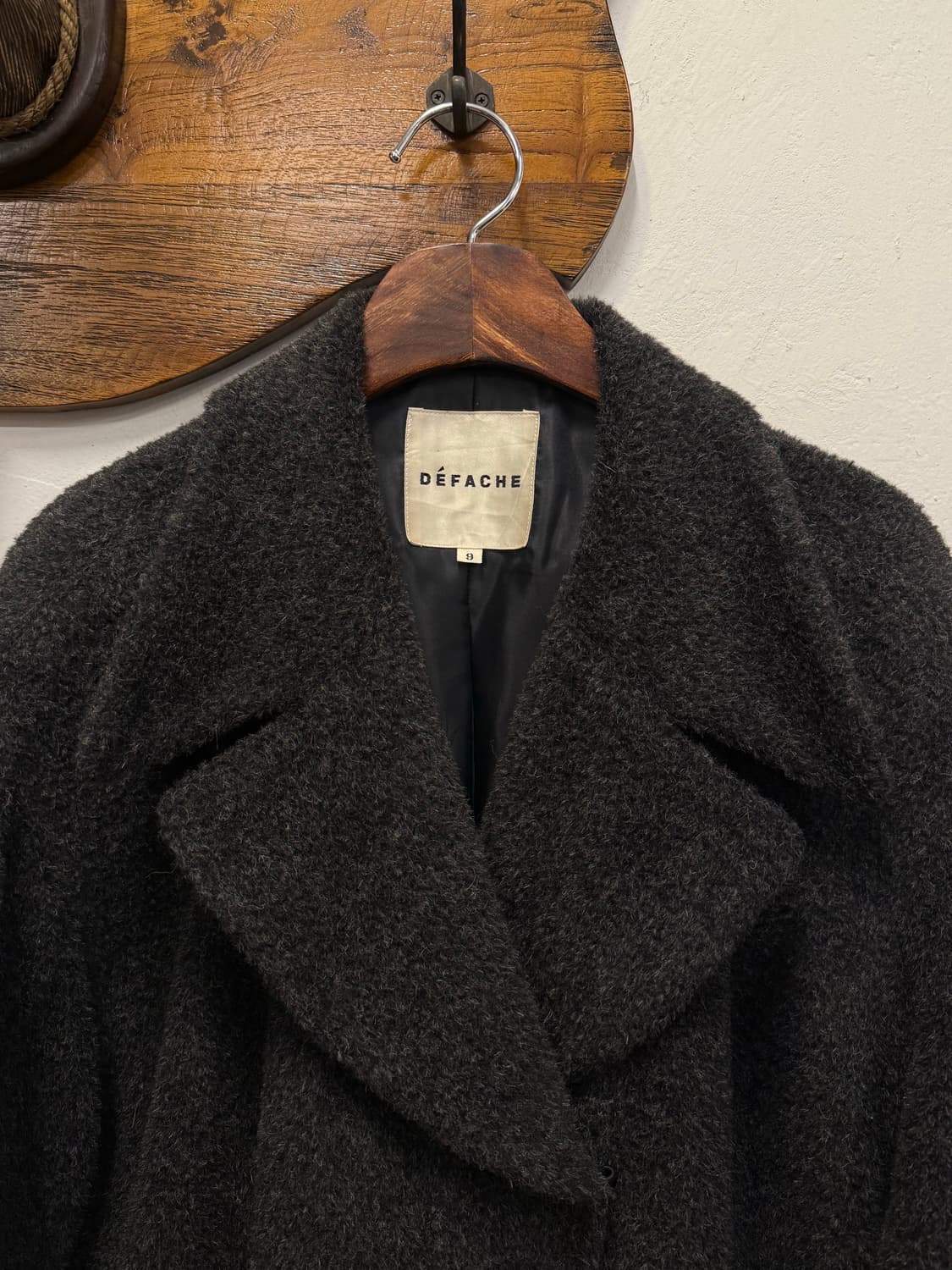 F) JAPAN DÉFACHE Wool-Nylon Short Coat 상품이미지3