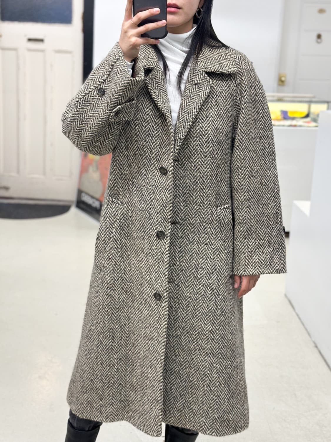 HOURIHAN Donegal Tweed coat  상품이미지10